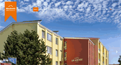 Desktop Screenshot of hotelakademie.cz